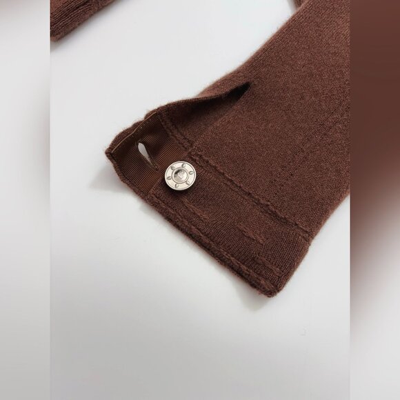 BARRIE Barrie Knitted Jacket - Brown - Picture 11 of 13